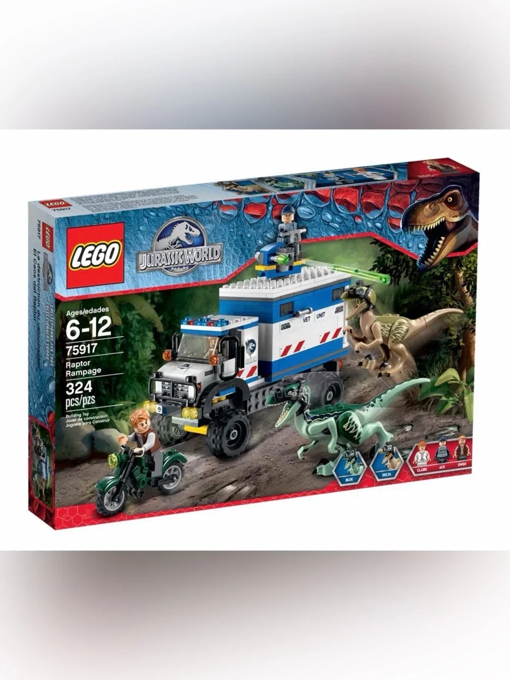 LEGO Jurassic World Raptor Rampage 75917 RETIRED RARE Complete Set No Box